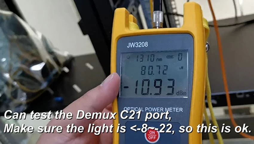 how to install 4ch single fiber mux demux 4